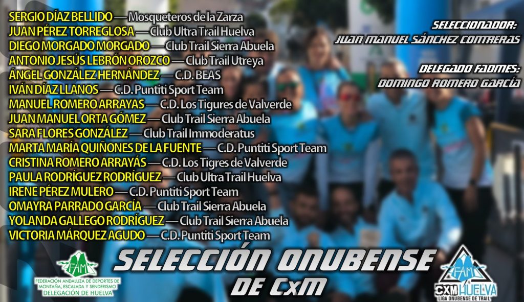 Selección Onubense CxM compite este finde, en el Campeonato Andaluz.