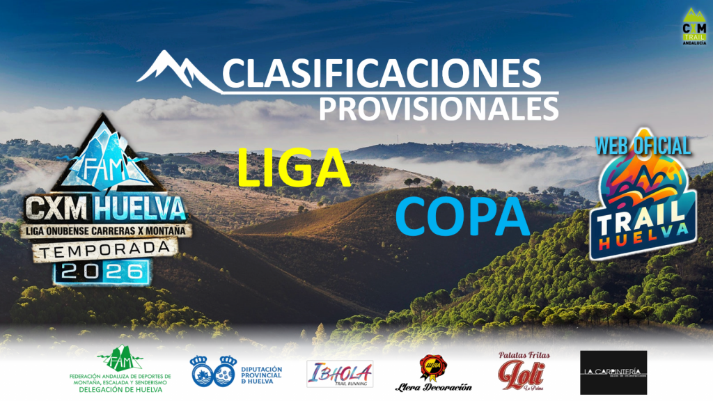 Clasificaciones Provisionales: Liga y Copa Onubense de CxM