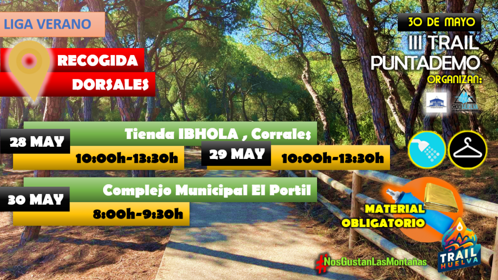 Liga de Verano: Info y horarios Trail Puntademo