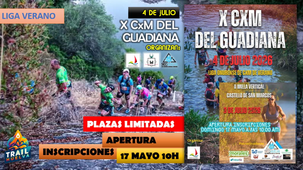 Liga Verano: Apertura inscripciones con plazas limitadas para CxM del Guadiana
