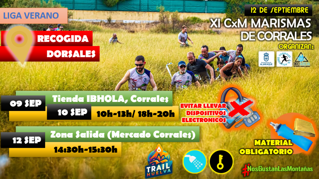 Liga de Verano: Info y horarios Trail Marismas Corrales